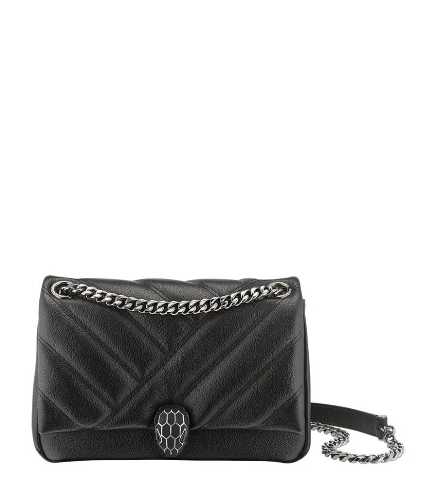 商品BVLGARI|Leather Serpenti Cabochon Cross-Body Bag,价格¥17239,第1张图片