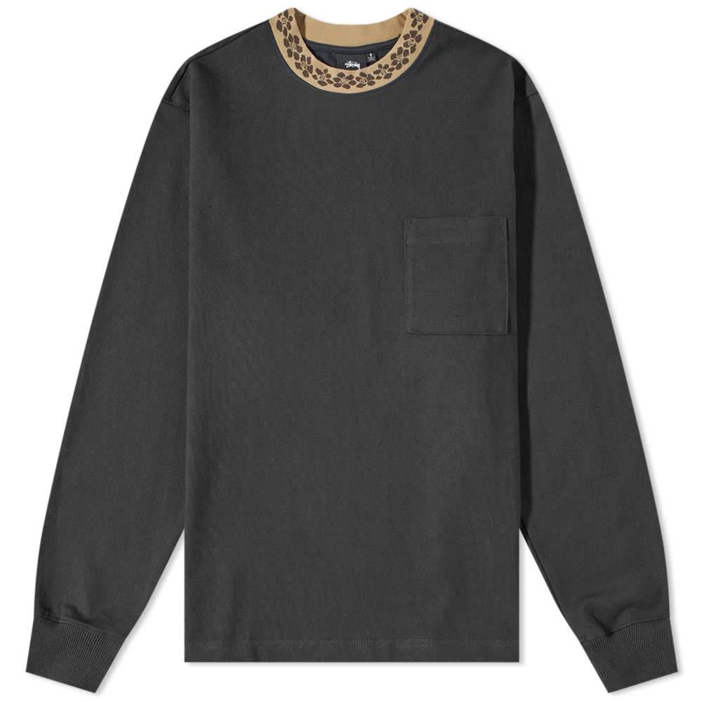商品STUSSY|Stussy Flower Mock Neck Crew,价格¥683,第1张图片