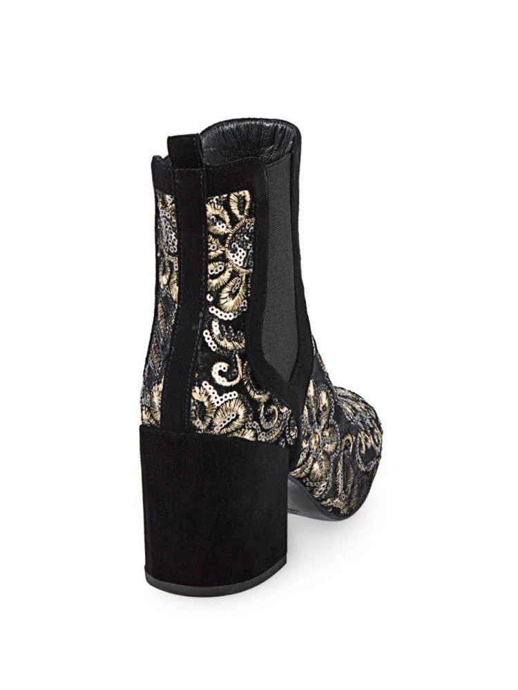 商品Stuart Weitzman|Mediate Embellished Booties,价格¥947,第2张图片详细描述