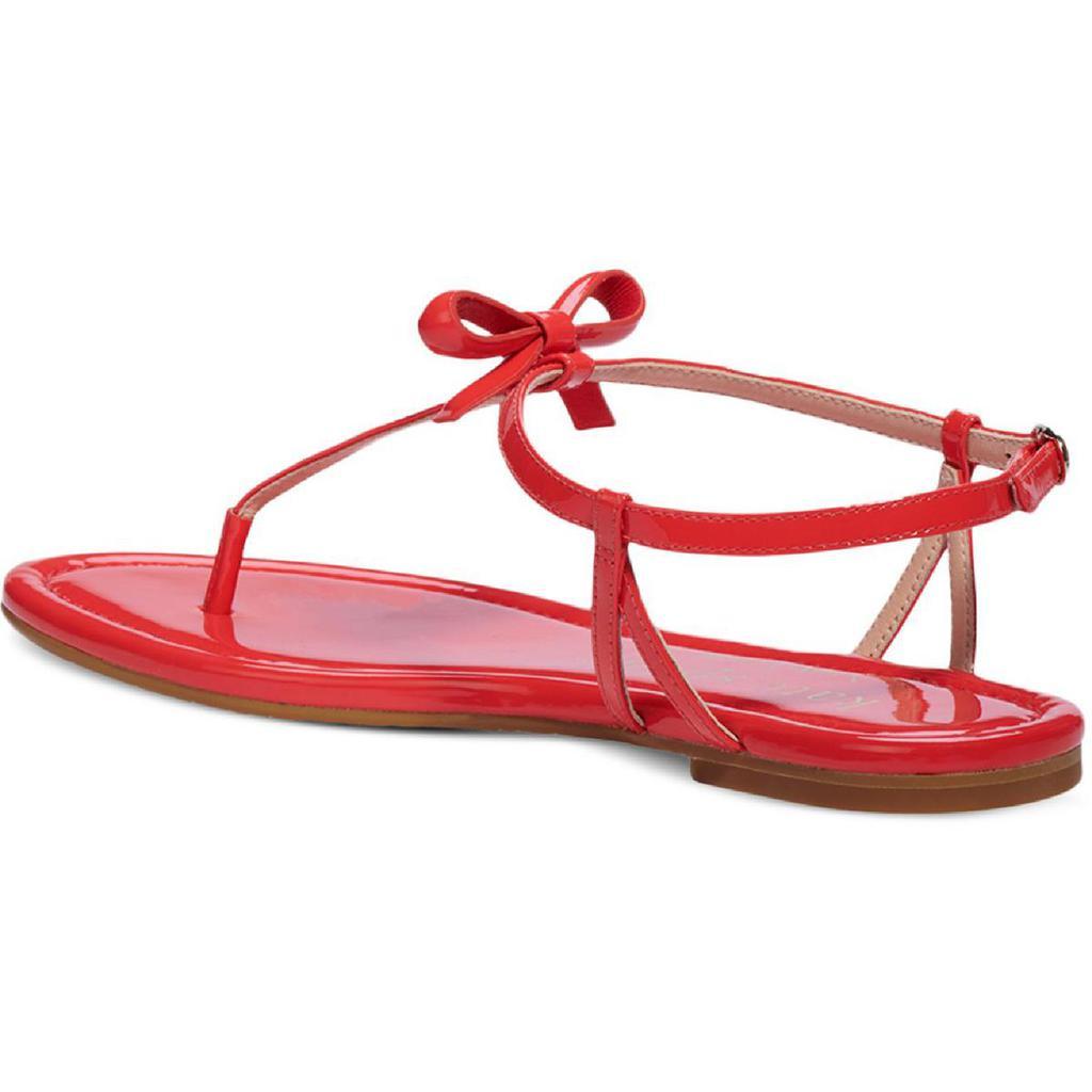 商品Kate Spade|Kate Spade New York Womens Piazza Patent Leather Ankle Strap Thong Sandals,价格¥308-¥338,第6张图片详细描述