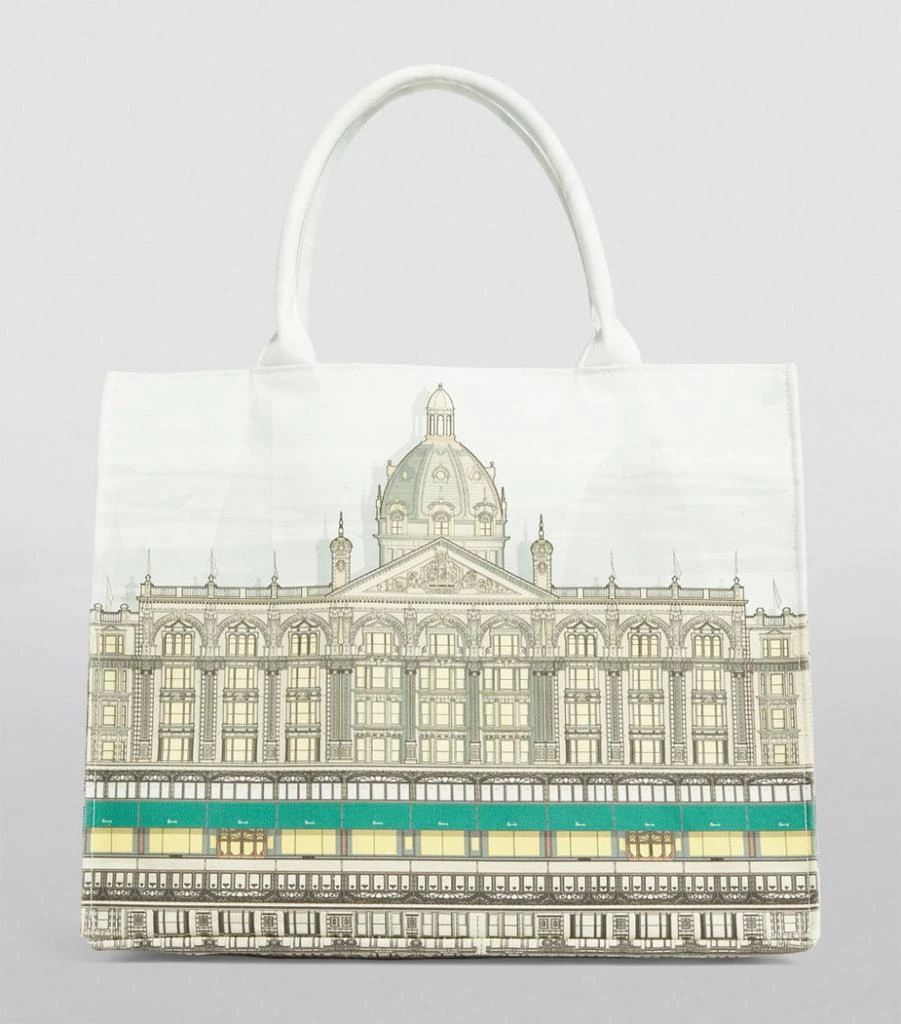 商品Harrods|Large Architectural Building Shopper Bag,价格¥389,第4张图片详细描述