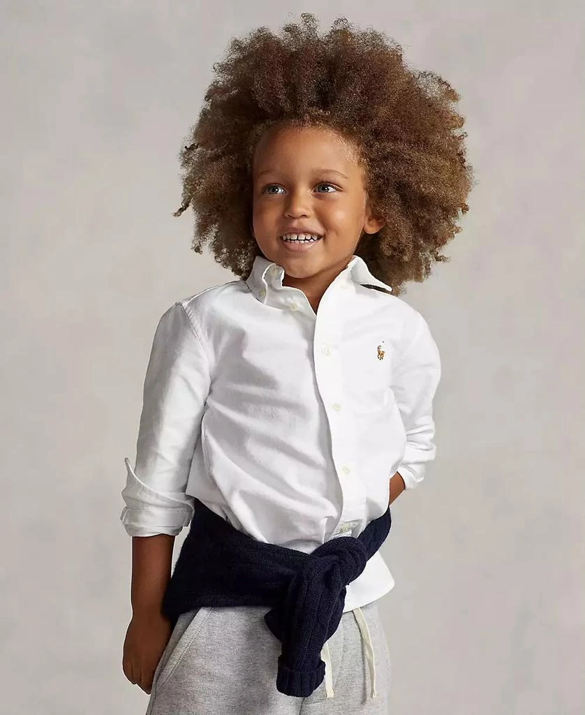 商品Ralph Lauren|拉夫劳伦 Little Boys' Blake Oxford Shirt,价格¥294,第3张图片详细描述