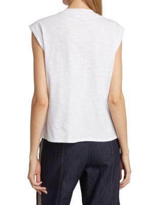 商品Cinq à Sept|Bella Charm Sleeveless T-Shirt,价格¥1080,第4张图片详细描述