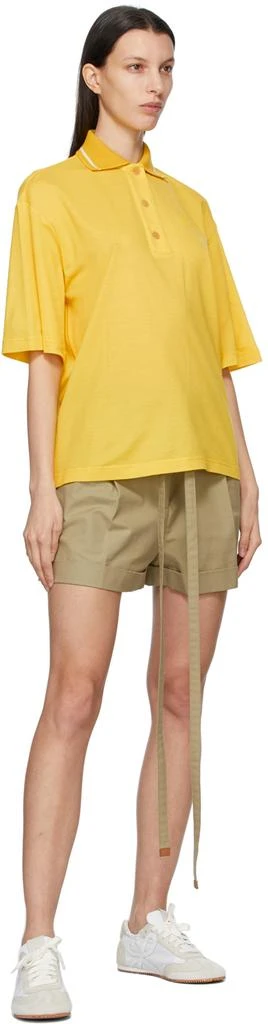 商品Loewe|Yellow Oversized Anagram Polo,价格¥1866,第4张图片详细描述