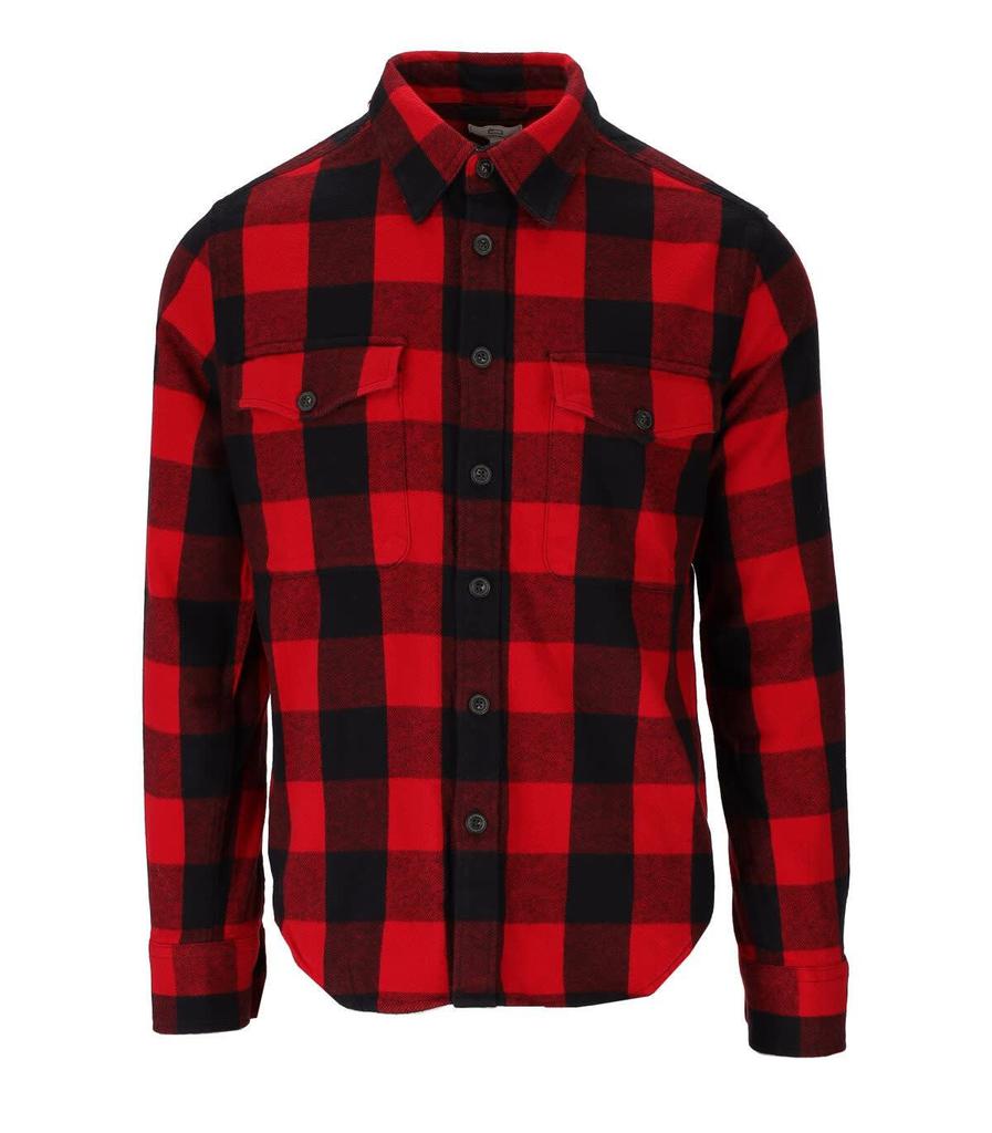 Woolrich Oxbow Buffalo Red Black Shirt商品第1张图片规格展示