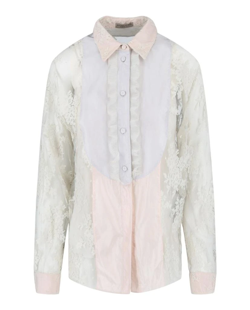 商品Bottega Veneta|Lace Patterned Blouse,价格¥5400,第1张图片