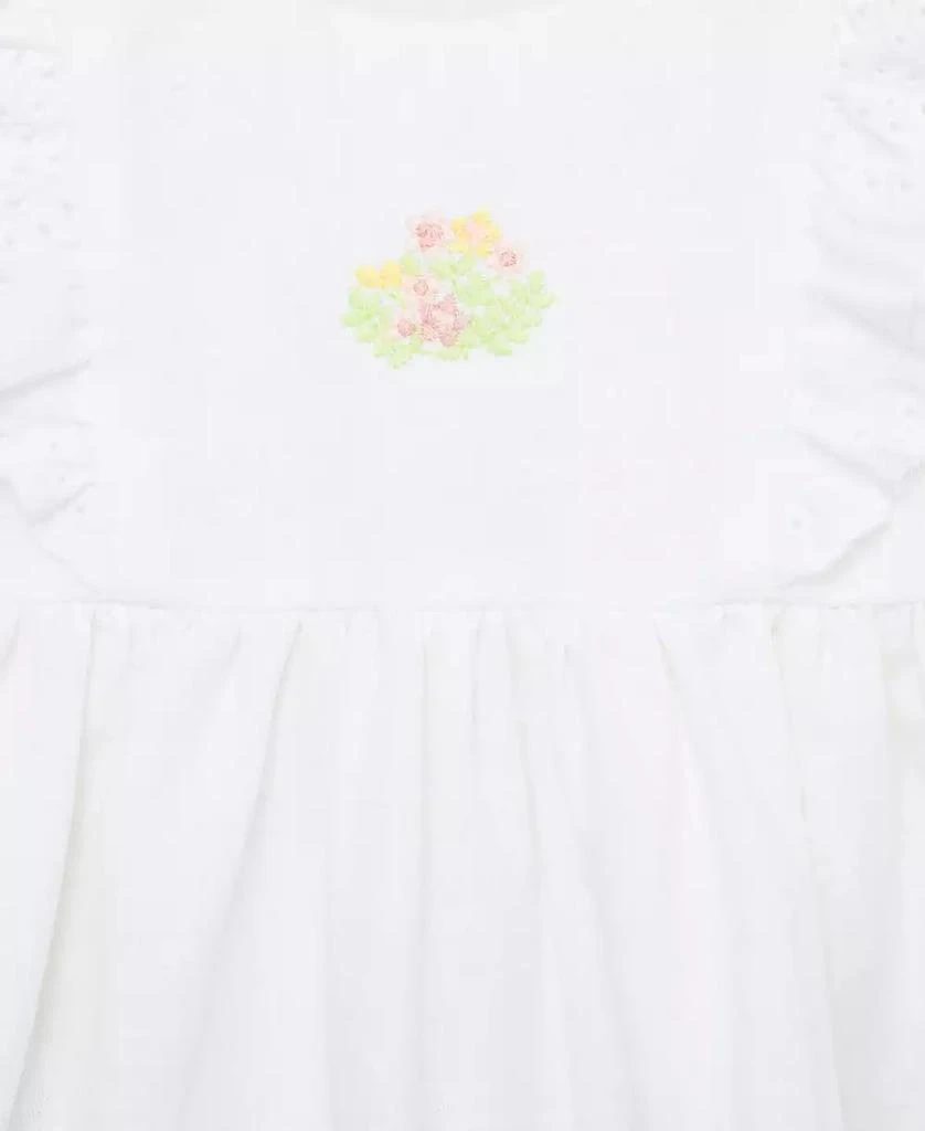 商品Little Me|Baby Girls Pretty Eyelet Set with Headband,价格¥126,第4张图片详细描述