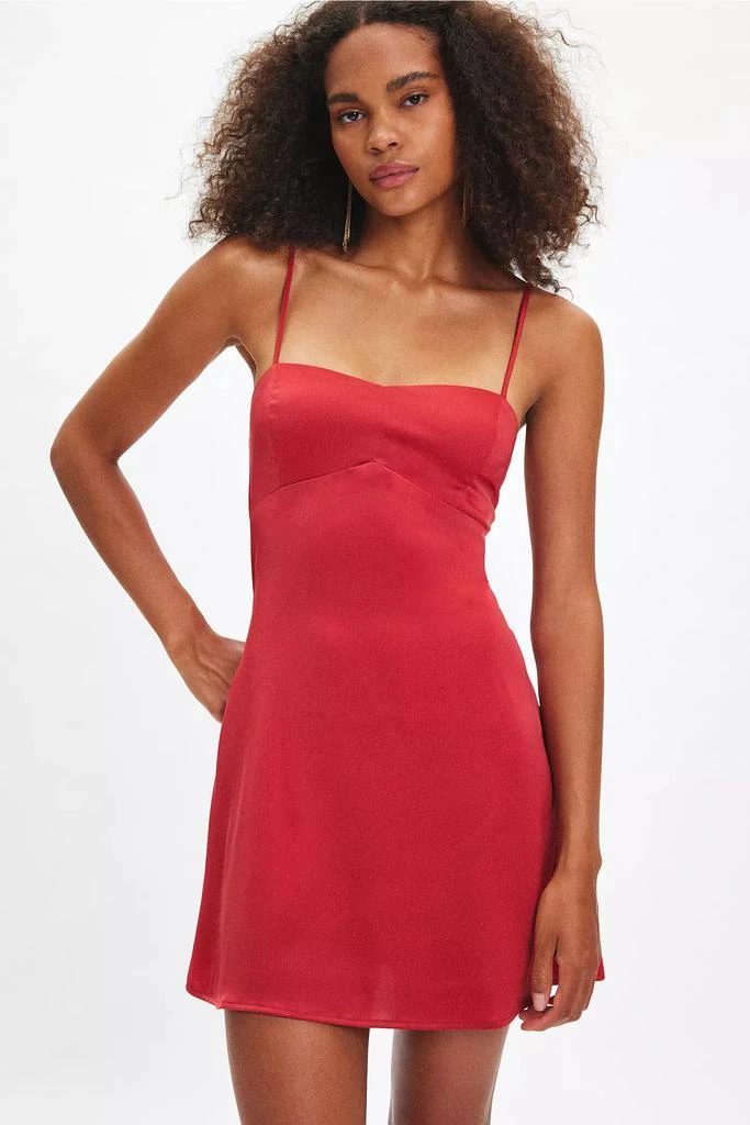商品Urban Outfitters|UO Bella Bow-Back Mini Dress,价格¥236,第3张图片详细描述