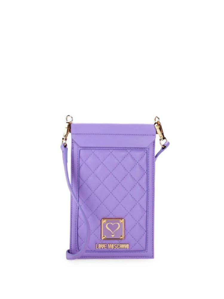 商品Moschino|Quilted Cell Phone Case,价格¥629,第1张图片