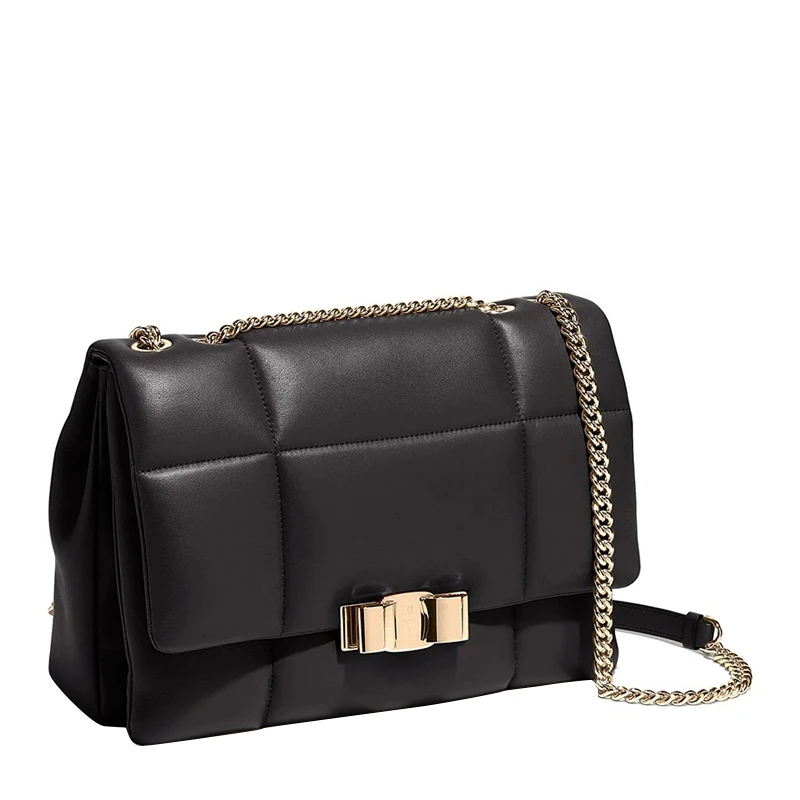 Salvatore Ferragamo 菲拉格慕 女士黑色链条包 21-H341-706363 商品