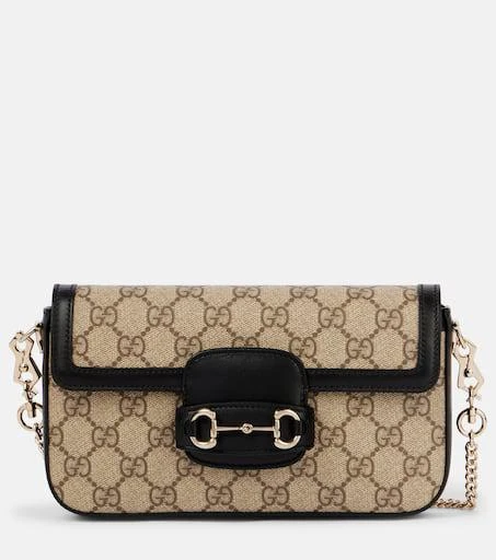商品Gucci|Gucci Horsebit 1955 S号单肩包,价格¥14497,第1张图片