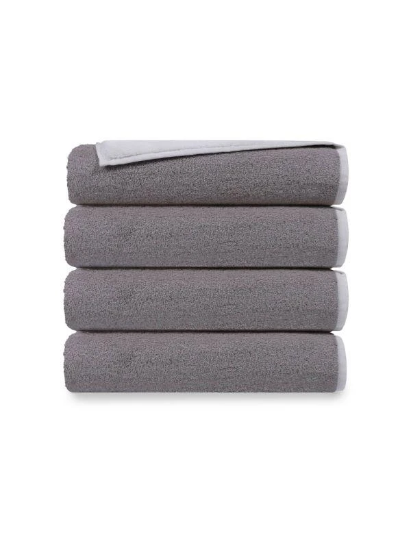 商品Depera Home|Double Faced 4-Piece Turkish Cotton Bath Towel Set,价格¥715,第1张图片