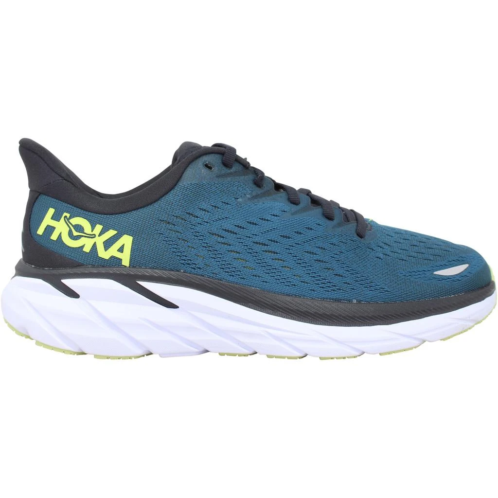 商品Hoka One One|Hoka Clifton 8 Green/Black-White  1119393/BCBT Men's,价格¥930,第1张图片