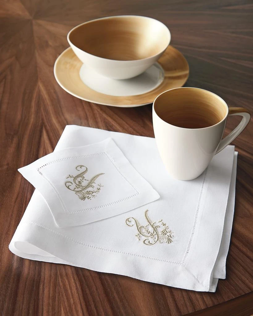商品Boutross Imports|Initial Monogram Cocktail Napkins, Set of 6,价格¥102,第2张图片详细描述