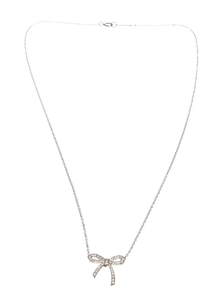 商品[二手商品] Tiffany & Co.|Tiffany & Co. Silver Bow Pendant Necklace,价格¥15855,第3张图片详细描述