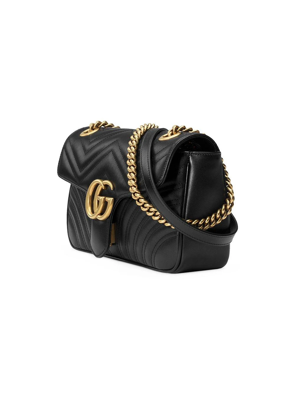 商品【商品预售7天】 Gucci|Gucci 女士斜挎包 443497DTDIT1000 黑色,价格¥21664,第4张图片详细描述