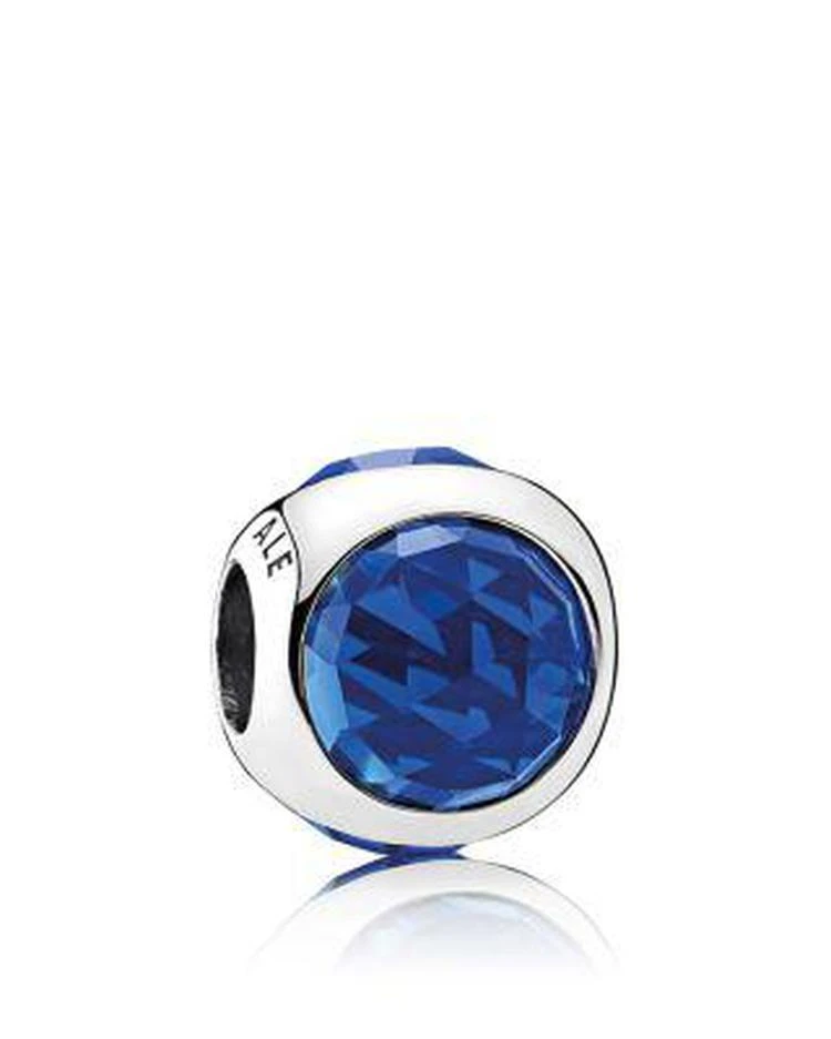 商品PANDORA|Sterling Silver & Cubic Zirconia Radiant Droplet Royal Blue Charm,价格¥339,第1张图片
