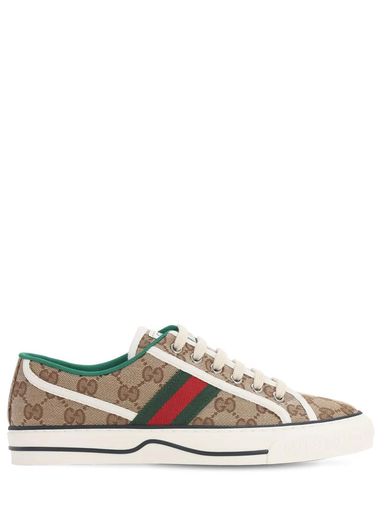 商品Gucci|Gucci Tennis 1977 Gg Canvas Sneakers,价格¥6100,第1张图片