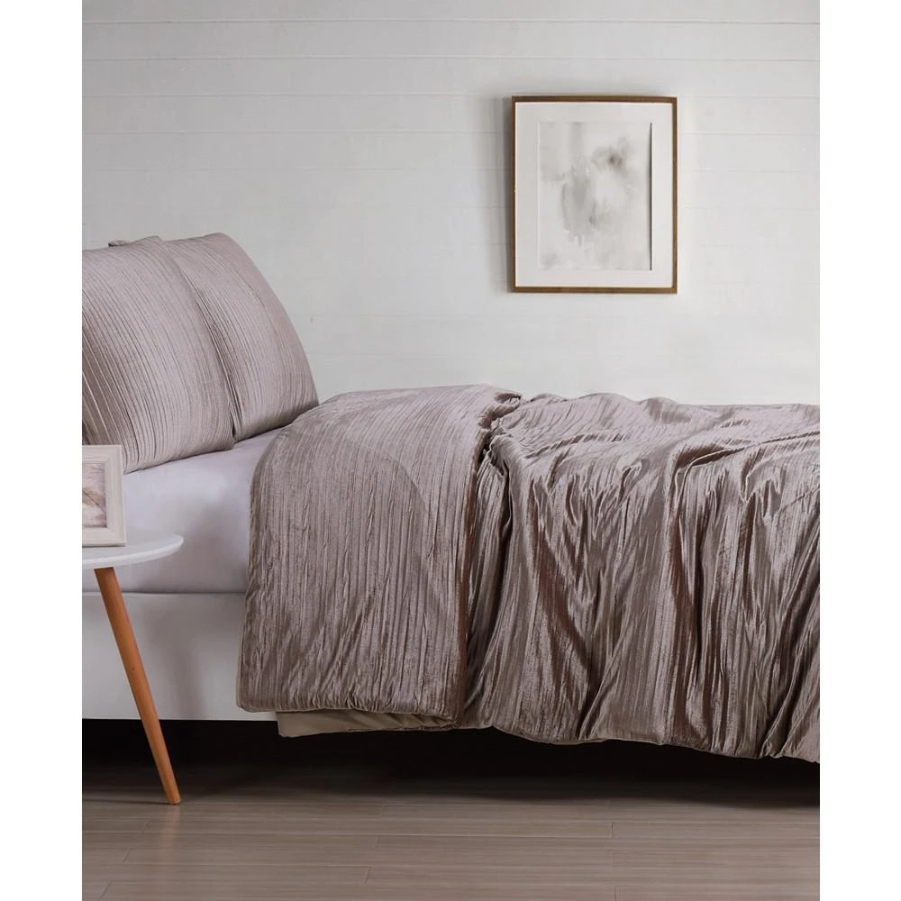 商品Christian Siriano New York|Christian Siriano Crinkle Velvet King Comforter Set,价格¥736,第4张图片详细描述