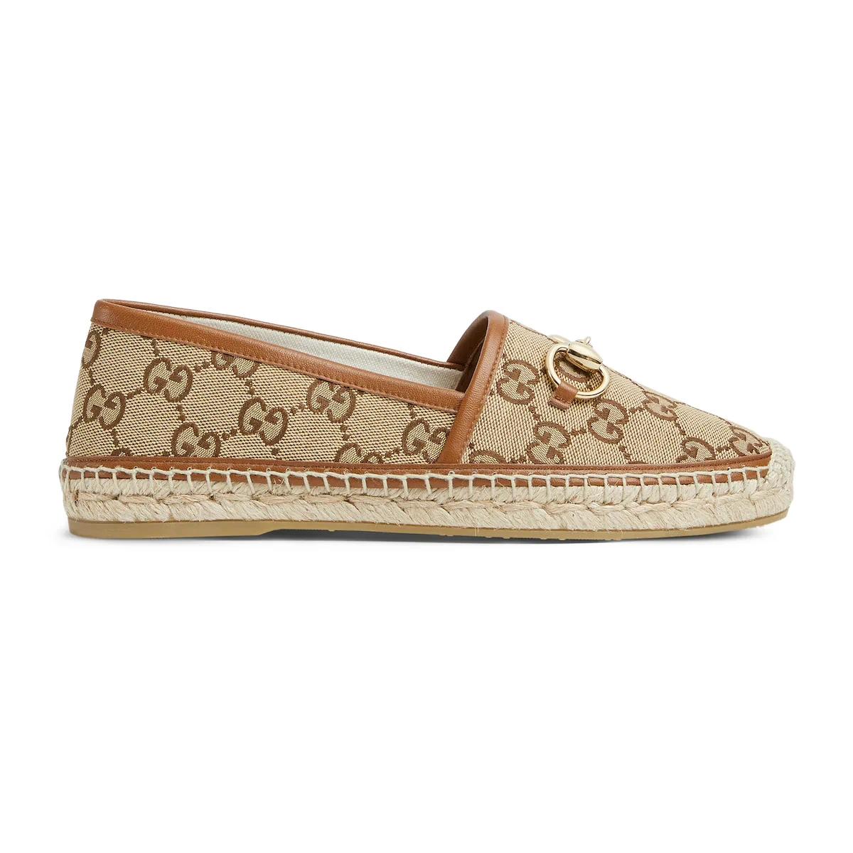 商品Gucci|【预售】 古驰 25春夏 女士 平底鞋 女士马衔扣绳底鞋 817244 9SF40 2547 ,价格¥6286,第1张图片