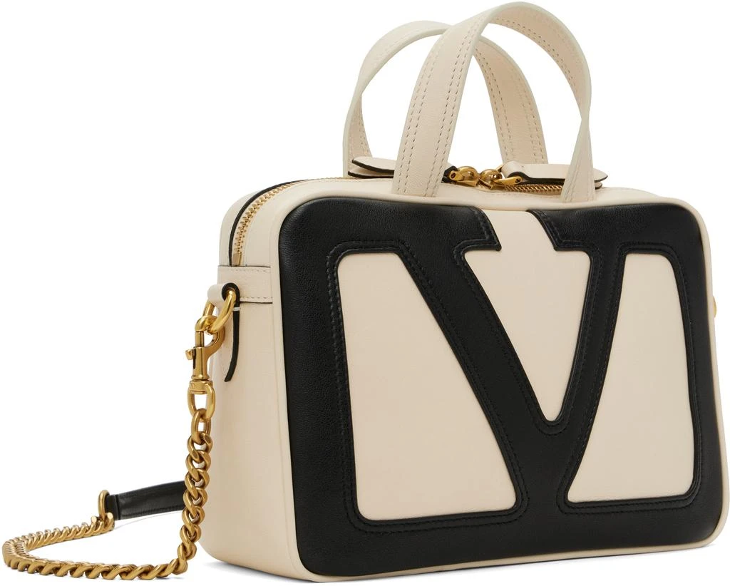商品Valentino|灰白色 & 黑色 Viva Superstar Nappa Leather 手提包,价格¥25789,第2张图片详细描述