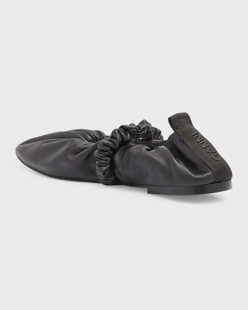 商品Ganni|Soft Leather Mary Jane Ballerina Flats,价格¥1586,第4张图片详细描述