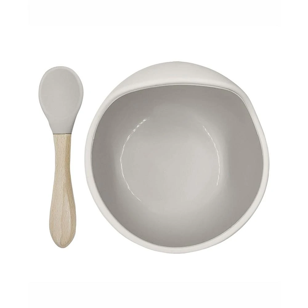 商品Kushies|Baby Boys or Baby Girls Siliscoop Silicone Feeding Bowl and Spoon, 2 Piece Set,价格¥187,第1张图片