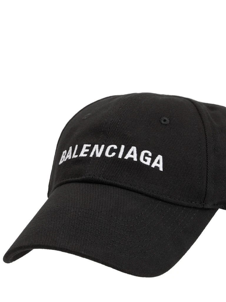 商品Balenciaga|Logo Embroidered Cotton Baseball Hat,价格¥3380,第3张图片详细描述