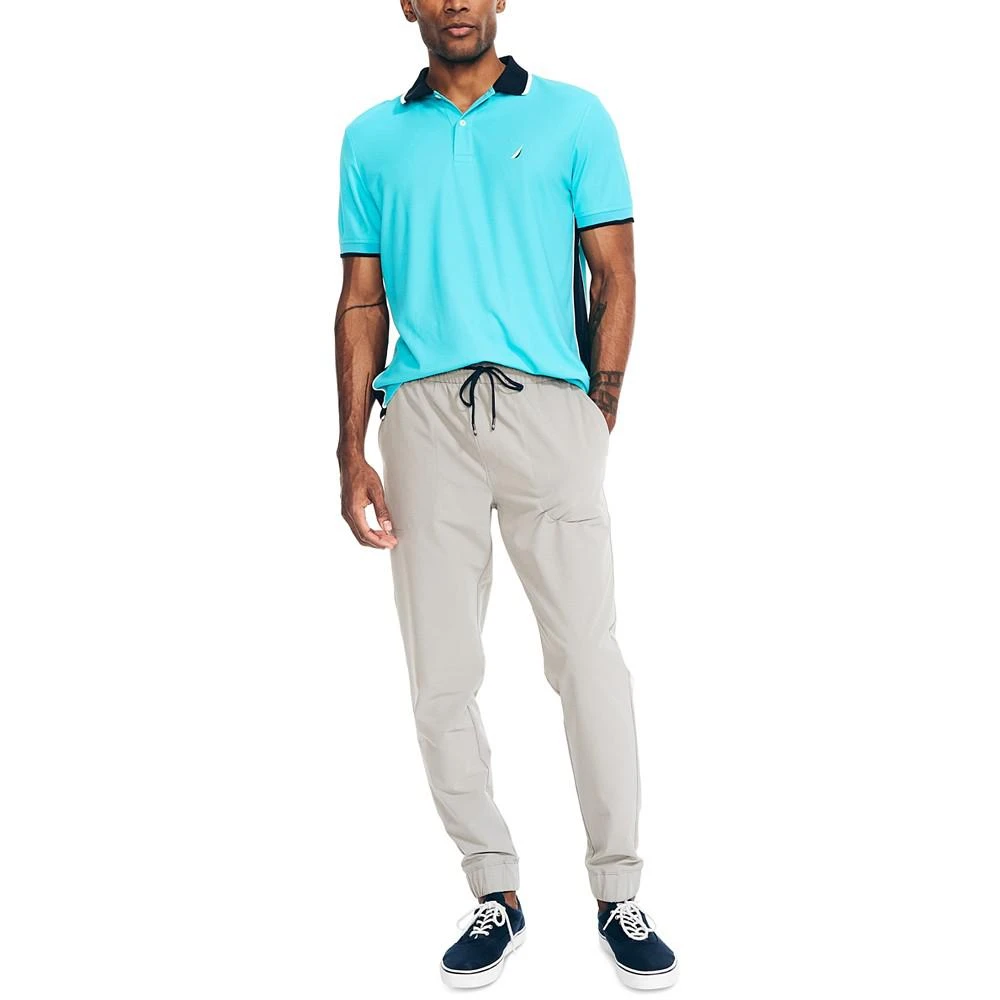 商品Nautica|Men's Navtech Performance Classic-Fit Tipped Polo,价格¥358,第4张图片详细描述