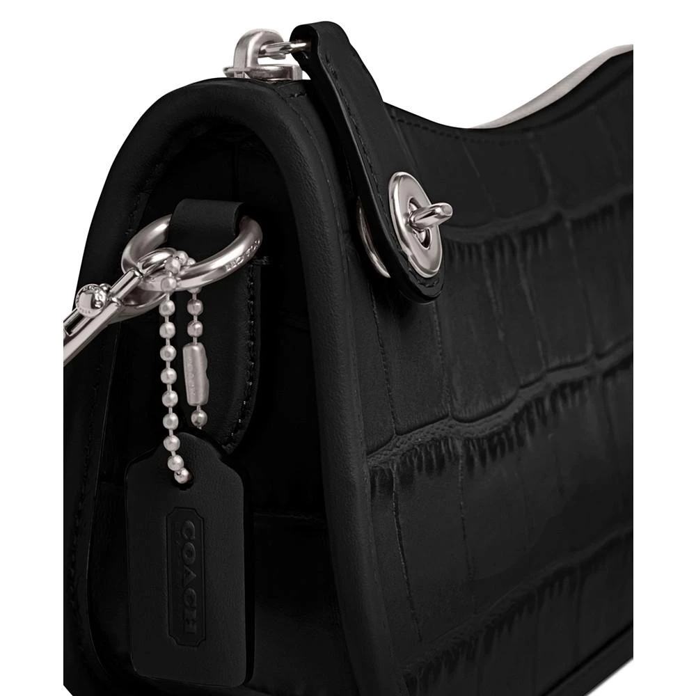 商品Coach|Embossed Croc Leather Swinger 20 Shoulder Bag,价格¥2020,第2张图片详细描述