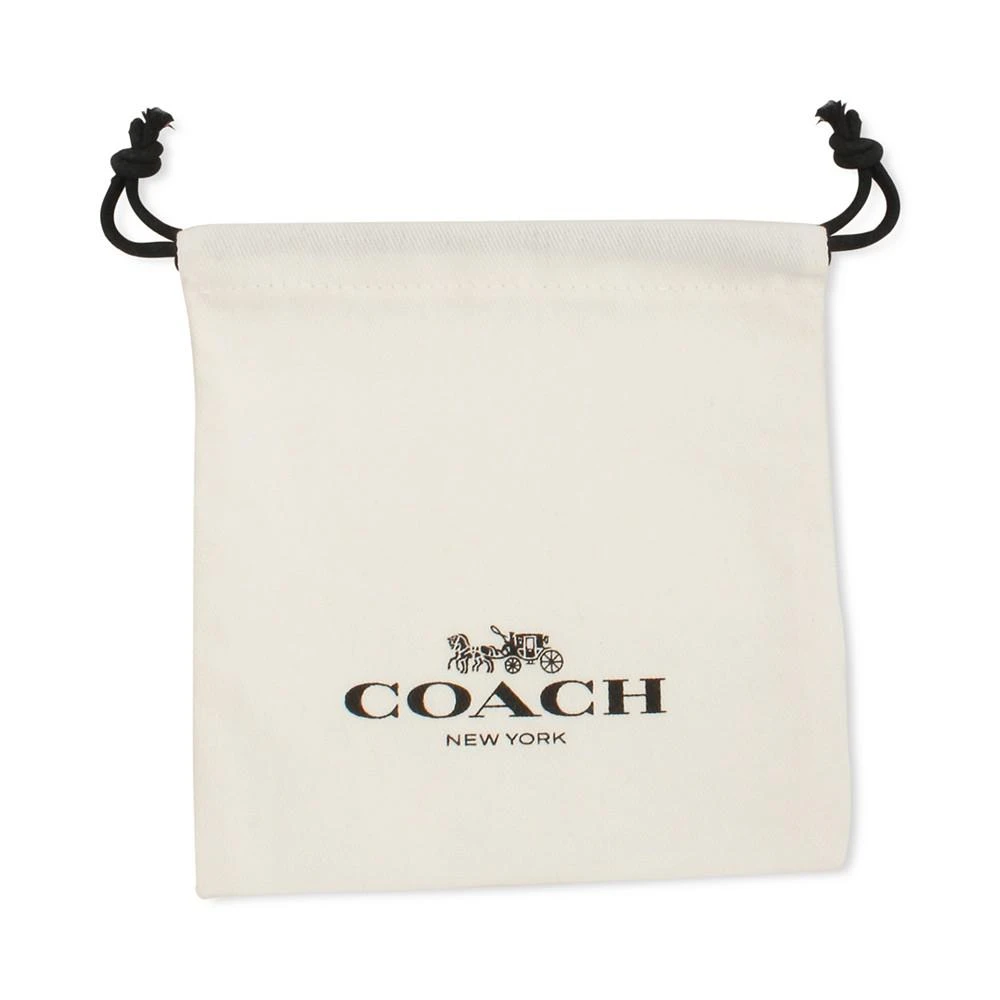 商品Coach|Gold-Tone Gemstone & Painted Imitation Pearl Mismatch Drop Earrings,价格¥714,第2张图片详细描述