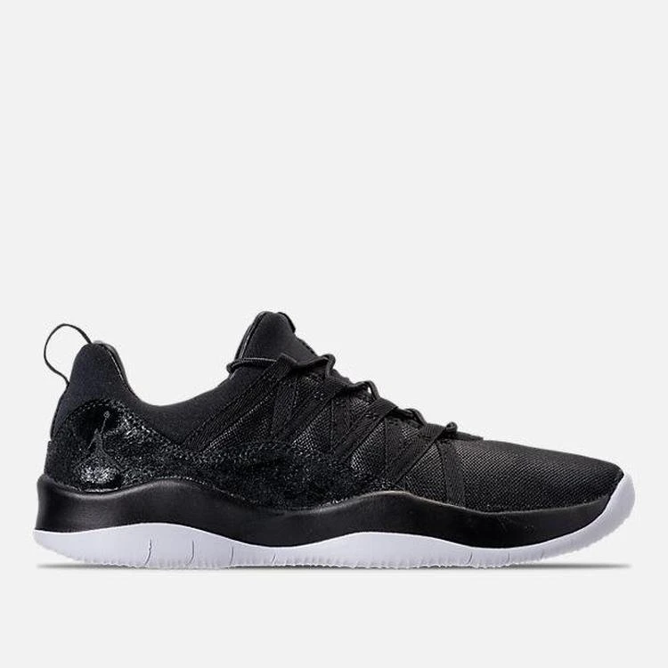 商品NIKE|Girls' Grade School Jordan Deca Fly Premium Heiress Collection (3.5y - 9.5y) Basketball Shoes,价格¥223,第3张图片详细描述