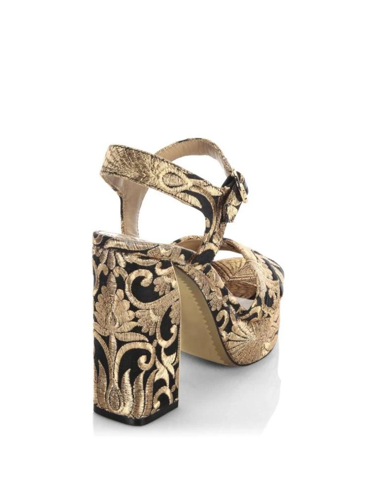 商品Tory Burch|Loretta Embroidered Platform Sandals,价格¥1195,第2张图片详细描述