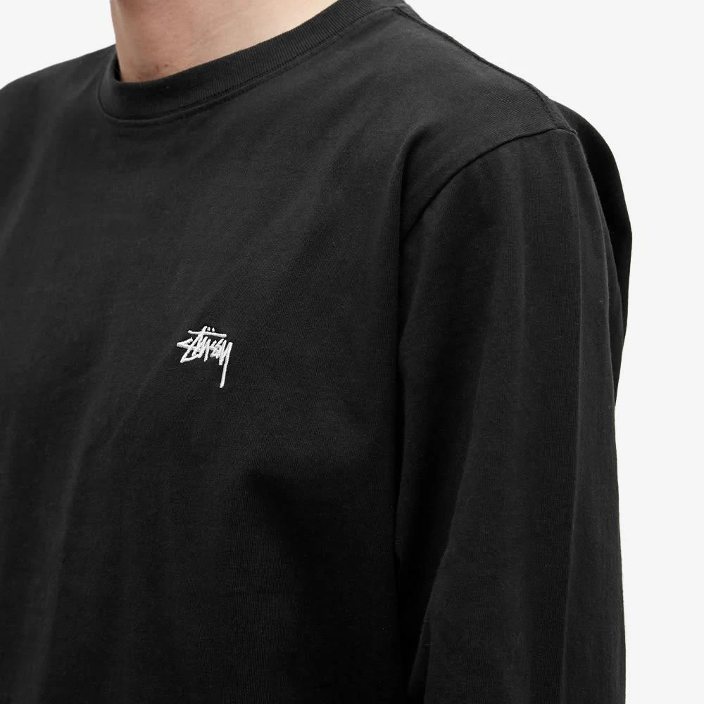 商品STUSSY|Stussy Long Sleeve Stock Logo Tee,价格¥633,第5张图片详细描述