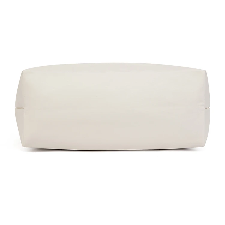 商品[国内直发] Longchamp|珑骧 Le Pliage Original系列 品牌徽标按扣开合 再生聚酰胺 托特包Tote包购物袋手提包 中号 女款 米色,价格¥1010,第7张图片详细描述