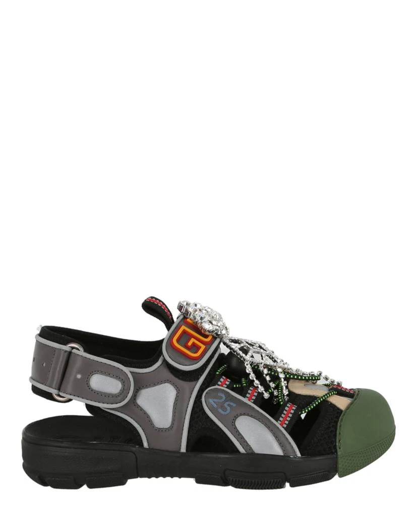 商品Gucci|Mesh Fabric Tinsel Sport Sandals,价格¥1485,第1张图片
