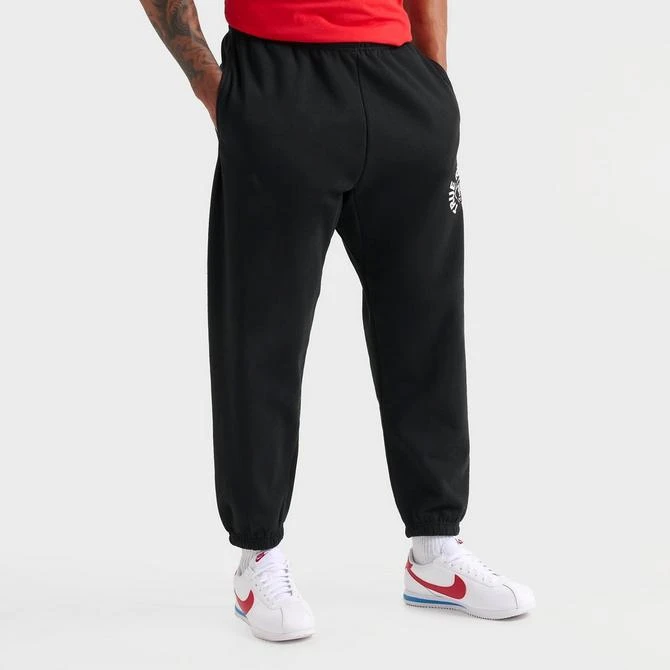 商品True Religion|Men's True Religion Buddha Face Fleece Jogger Pants,价格¥410,第3张图片详细描述