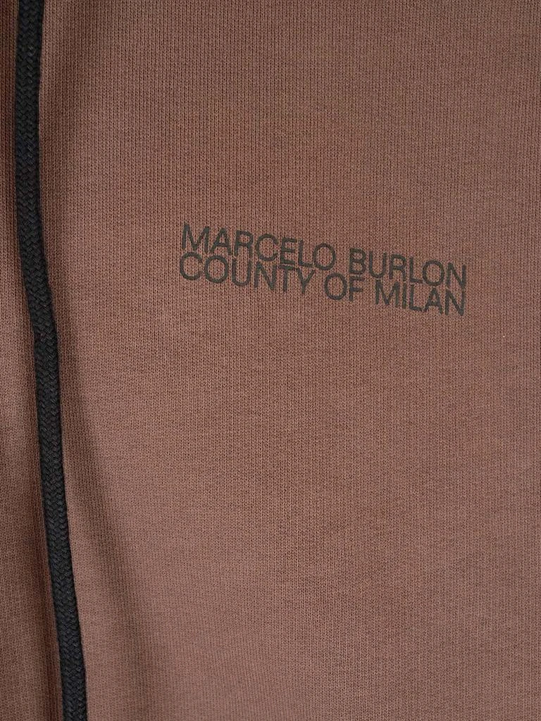 商品Marcelo Burlon|Marcelo Burlon County Of Milan Tempera Cross Drawstring Hoodie,价格¥1410,第3张图片详细描述