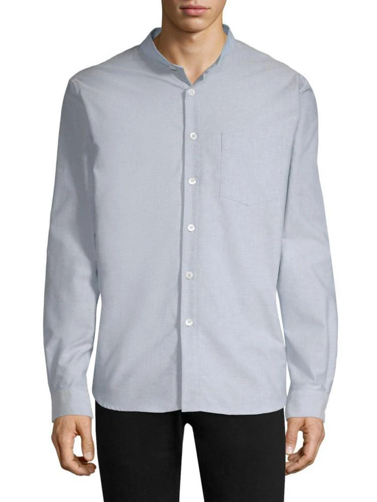 商品A.P.C.|Collarless Button-Down Sportshirt,价格¥645,第1张图片