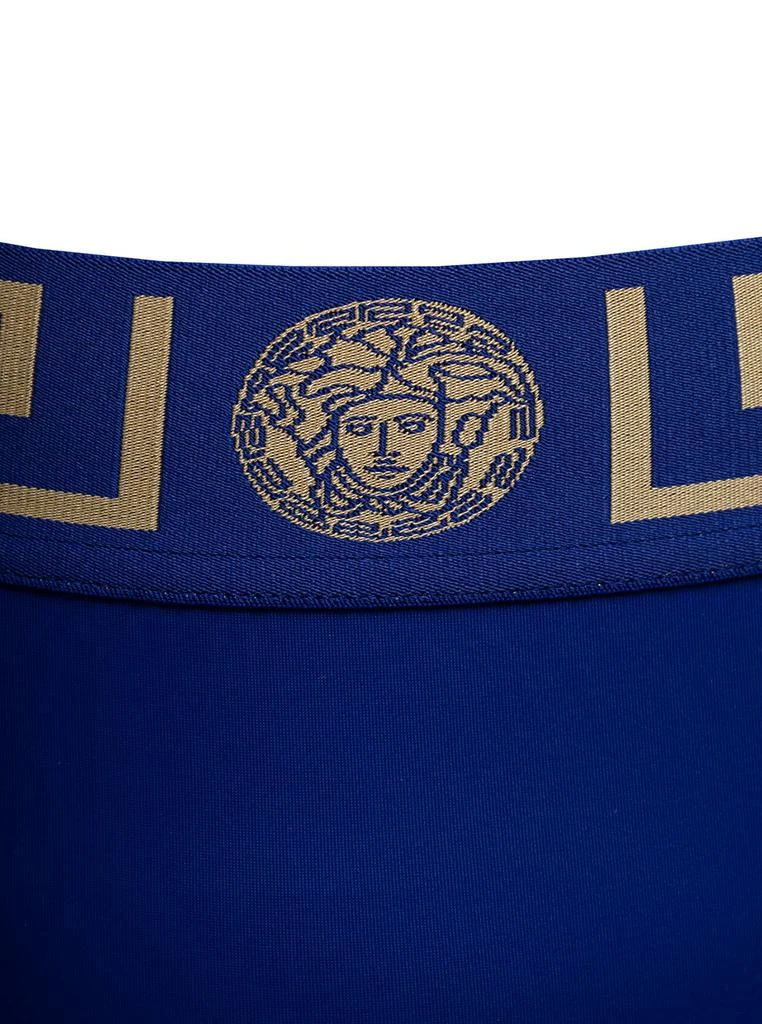 商品Versace|Greca Bluette Technical Fabric Swim Briefs Versace Man,价格¥1237,第3张图片详细描述