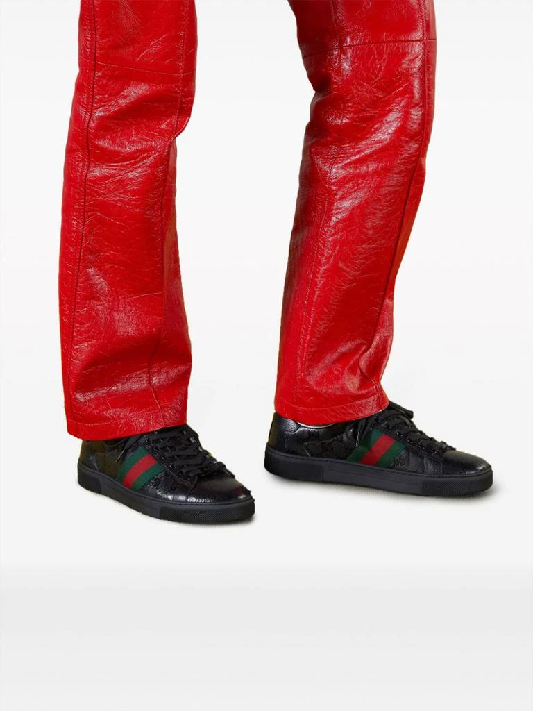 商品Gucci|GUCCI - Ace Web Detail Sneakers,价格¥6123,第4张图片详细描述