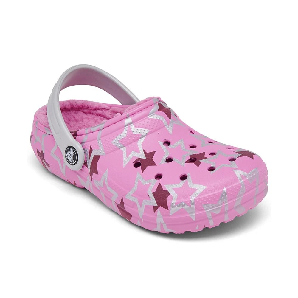 商品Crocs|Little Girls Disco Dance Party Classic Lined Clogs from Finish Line,价格¥414,第1张图片