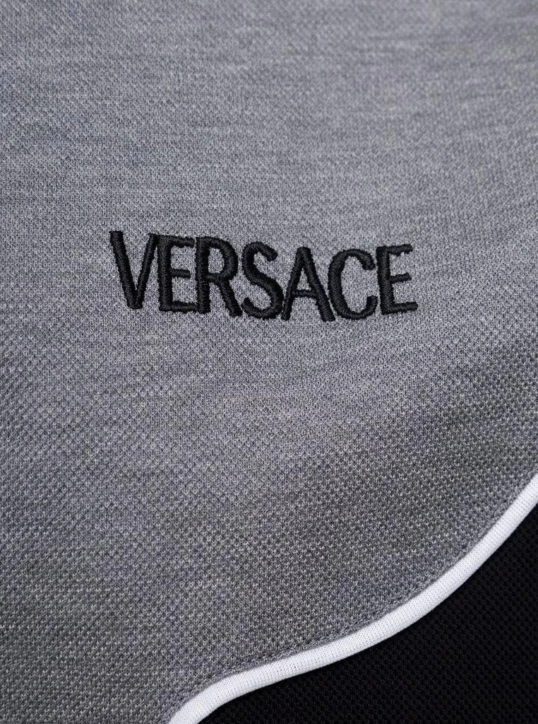 商品Versace|Versace Logo Embroidered Short-Sleeved Polo Shirt,价格¥2858,第3张图片详细描述