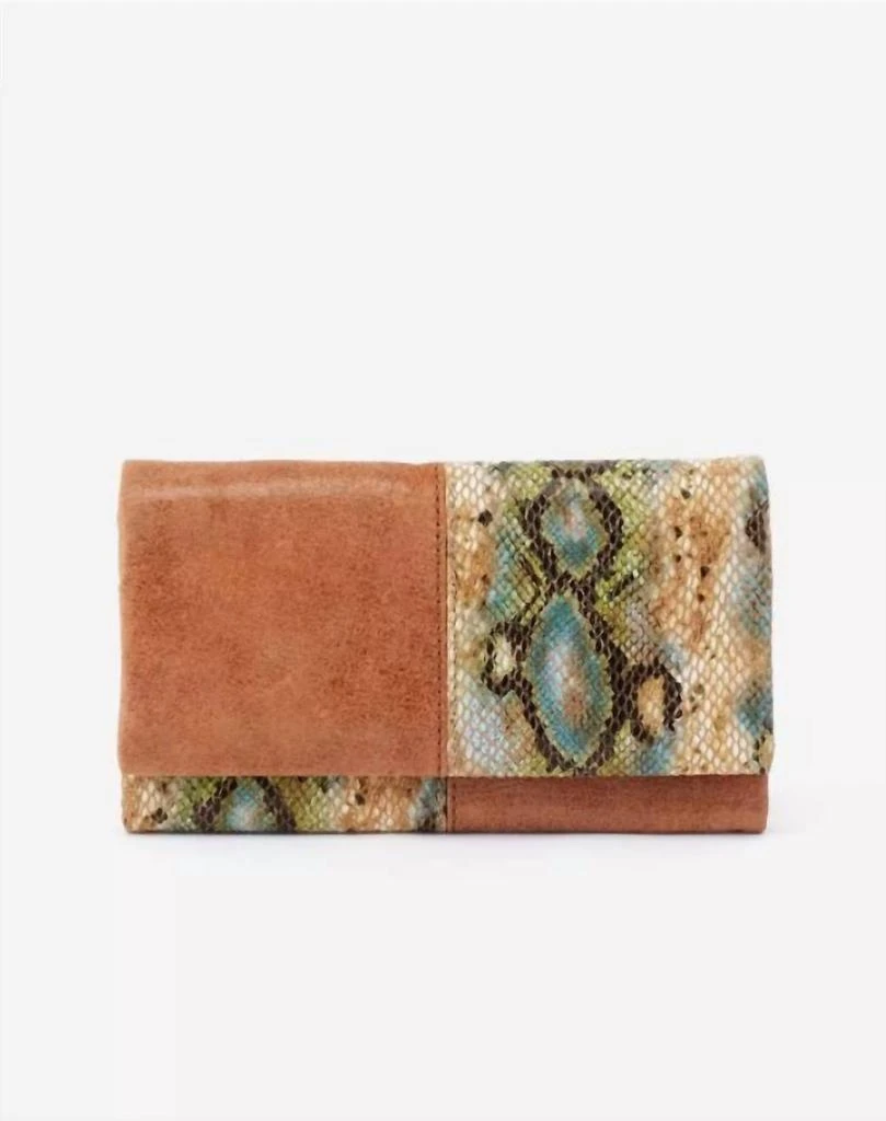 商品Hobo|Keen Continental Wallet In Garden Snake,价格¥740,第1张图片