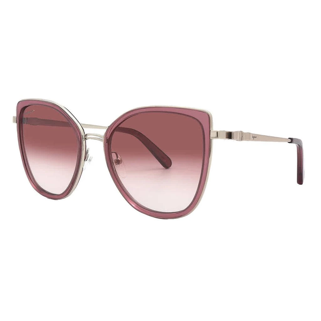 Salvatore Ferragamo Pink Gradient Butterfly Ladies Sunglasses SF293S 774 54 3