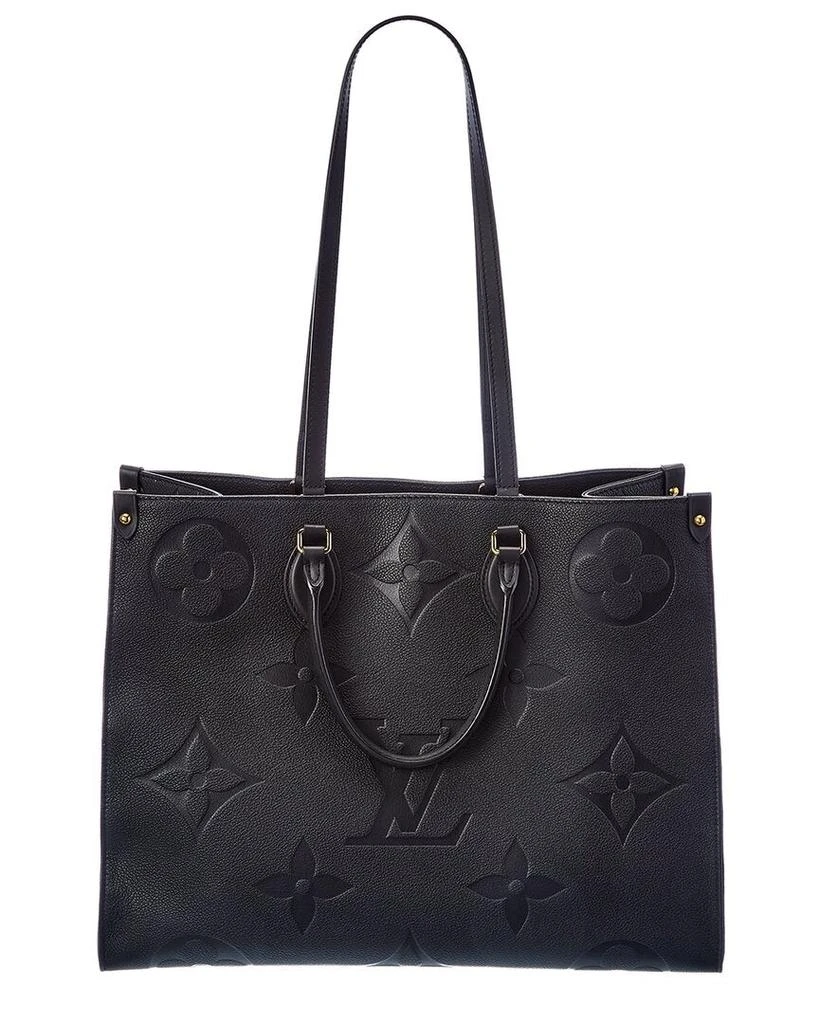 商品[二手商品] Louis Vuitton|Louis Vuitton Black Monogram Empreinte Leather OnTheGo GM (Authentic Pre-,价格¥27788,第2张图片详细描述