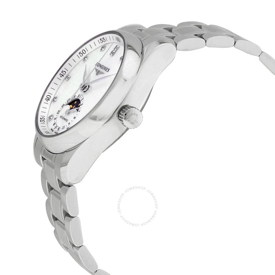 商品Longines|Master Automatic Diamond Mother of Pearl Dial Ladies Watch L2.409.4.87.6,价格¥16680,第2张图片详细描述