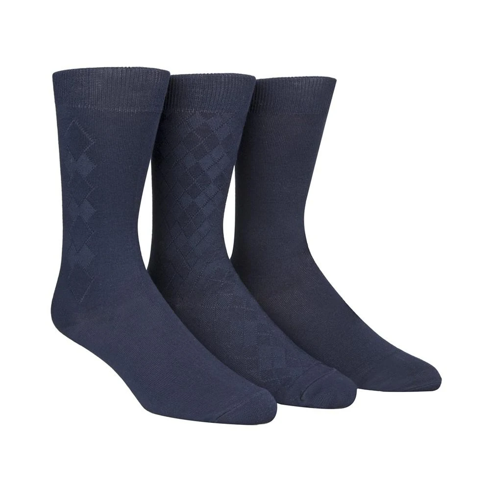 商品Calvin Klein|Men's Socks, Rayon Dress Men's Socks 3 Pack,价格¥100,第1张图片