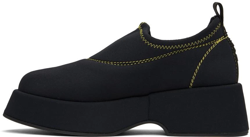 商品Ganni|Black Retro Flatform Loafers,价格¥1477,第3张图片详细描述