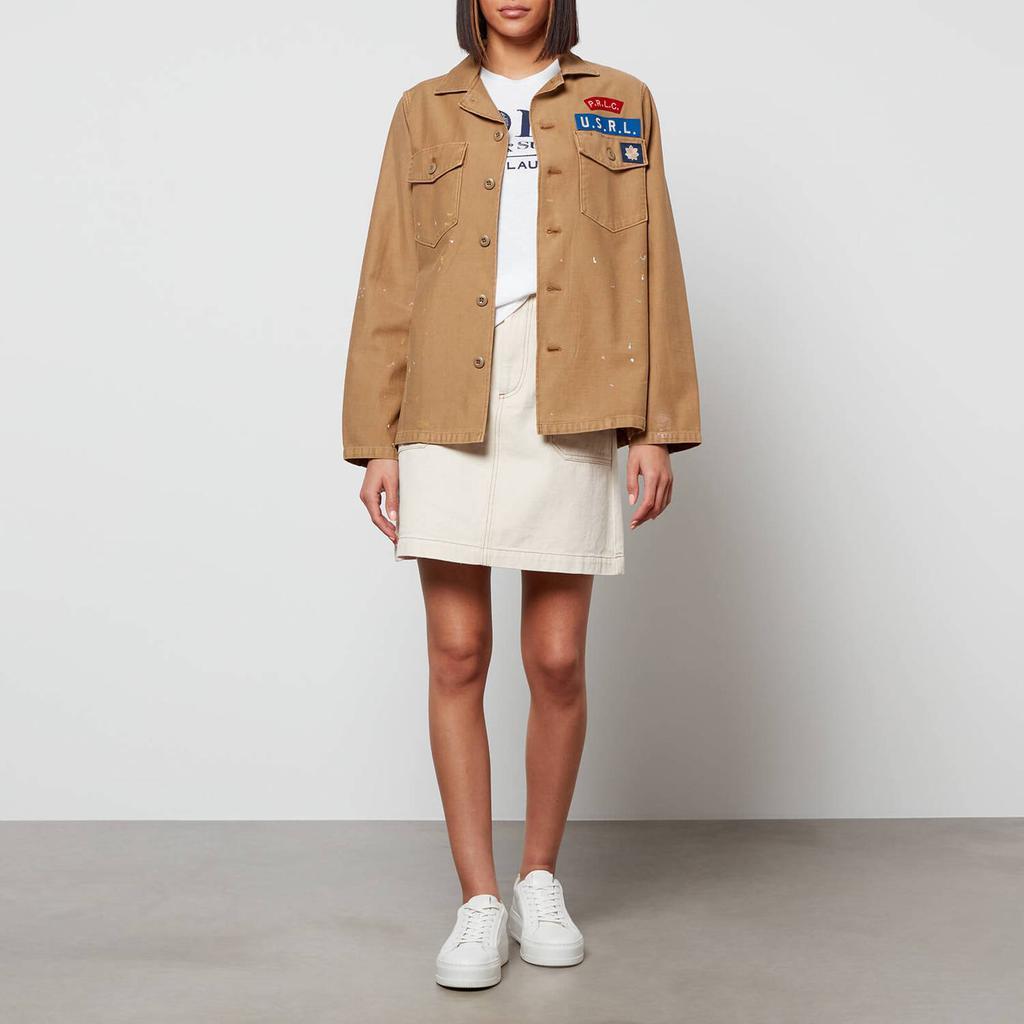 商品Ralph Lauren|Polo Ralph Lauren Women's Utility Shirt Jacket - New Ghurka,价格¥608,第5张图片详细描述
